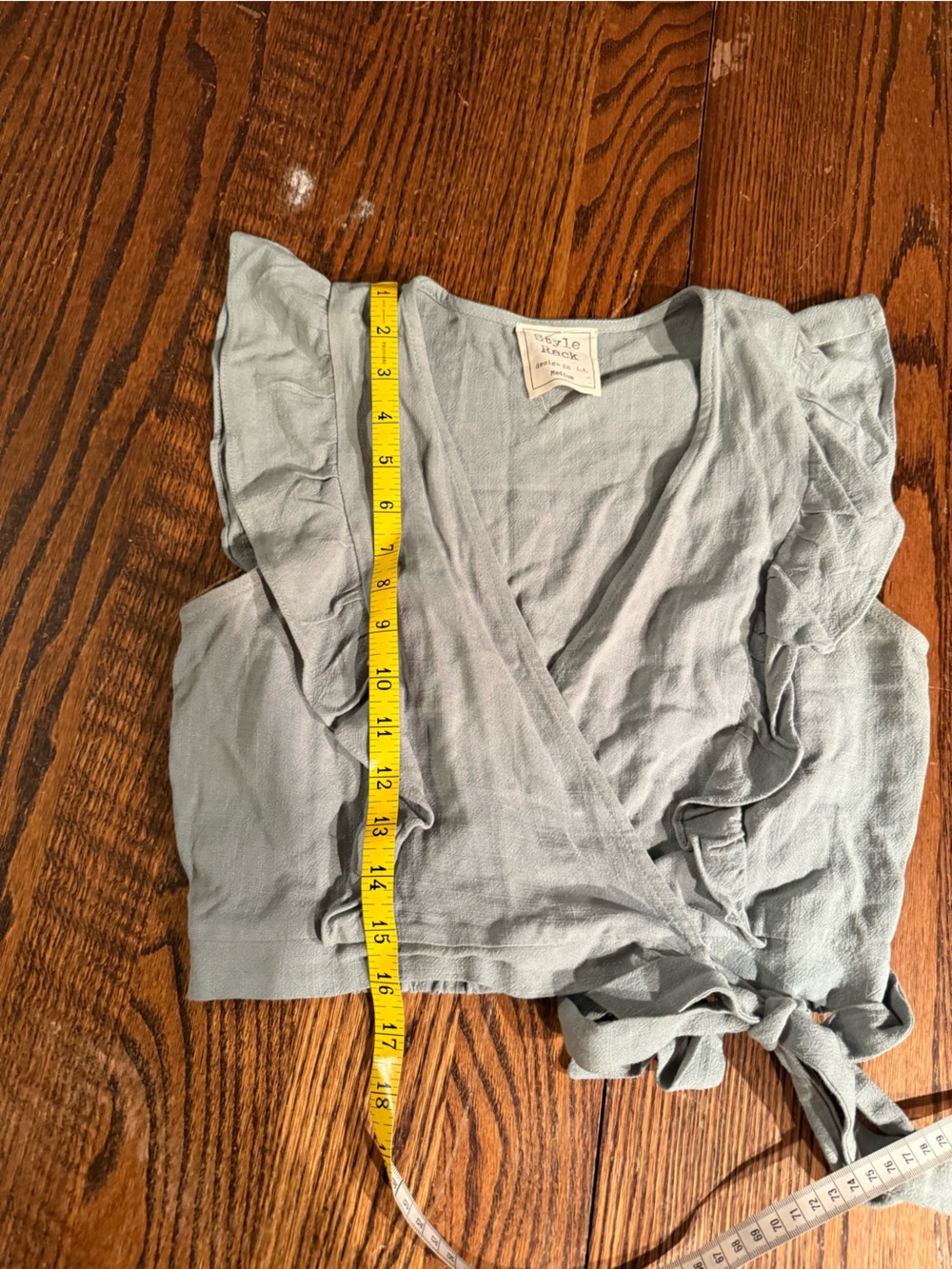 Style Rack Wrap Blouse - Picture 4 of 6